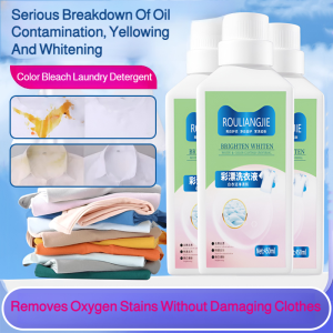 Stain Removal And Brightening Detergent Clothes Stain Remover Deep Cleansing White Clothes Restorer Remove Yellow Bleaching Mildew Spots