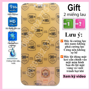 Dán màn hình kính cường lực dẻo iPhone 13 pro max/13/13 pro miếng dán cường lực dẻo nano 9h+ iPhone