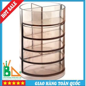 Khay Để Bút/Khay Cắm Bút Deli Nhựa Trong Suốt 906