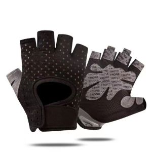 GUTUN Curved Open Back Weight Lifting Gloves Non-Slip Breathable Fitness Exercise Gloves Comfortable Shockproof Half Finger Workout Gloves Men