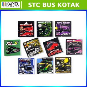 Stiker / Tempelan Bus Murah isi 10 Stiker bus kids panda jb stiker bis telolet