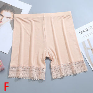 BANCHEN 如Women Simple With Pockets High Waist Underwear Cotton Lace Anti-theft Pants Soft Briefs Breathable Safety
