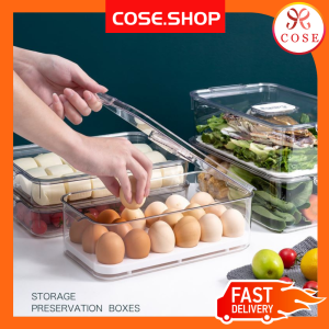 COSE Fridge Container Food Container Freezer Storage Box Refrigerator Organizer Box Fridge Storage Food Storage Container Freezer Storage Container Food Box Refrigerator Storage Box Bekas Simpan Makanan Bekas Peti Sejuk Balang Plastik冰箱收纳盒冰箱保鲜盒