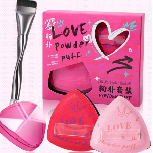💝Save 95% Powder Marshmallow Powder Puff Set for Girls Wet and Dry Makeup No Powder Absorption Setting Powder Air Cushion Powder Puff Set棉花糖粉扑套盒