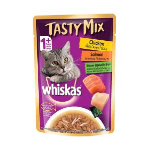 70g Whiskas Tasty Mix Cat Food Chicken with Tuna Salmon Seafood Cocktail Cat Wet Food Pouch Pet Pets Essentials