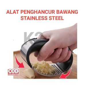 ALAT PENGGERUS BAWANG PENCACAH STAINLESS STEEL GARLIC RICER PRESS PRES IMPOR MURAH CHOPPER