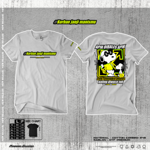 Kaos KORBAN JANJI MANISMU / Kaos Kata Kata / Kaos Kekinian / Kaos Viral / Kaos Distro Premium / Kaos Pekerja Keras / Kaos Profesi Keren / Kaos Pria Wanita / Kaos Cotton Combed 24s