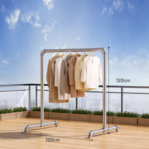 LG Jemuran Baju Tabung Baja 200CM Baru Jemuran Pakaian Jemuran Baju Stainless Stand Hanger Minimalis
