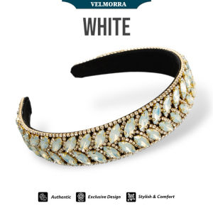 [VELMORRA] Headband Daica Bando Korea Bendo Kristal Pesta Diamond