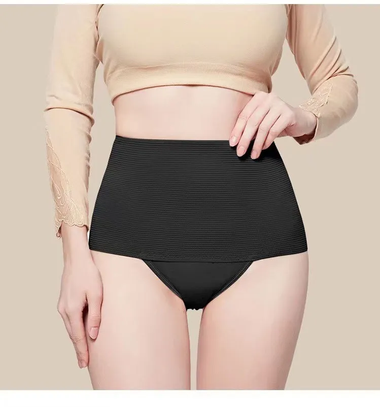 high waist tummy control girdle panty underwear waist shaping and