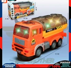 MAINAN MOBIL PEMADAM KEBAKARAN FIRE RESCUE BATREI BUMP & GO SIRINE