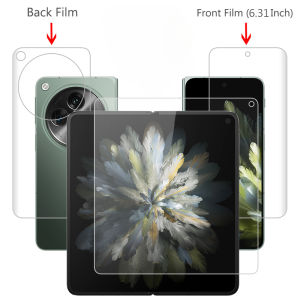 (Protective Film Set) Clear Screen Protector For OPPO Find N5 N3 N3Flip / OnePlus Open 5G Front and Back Soft Hydrogel Film Full Cover Anti-Scratch