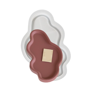 Silicone Epoxy Casting Tray Mold High Quality Silicone Storage Tray Molds For Individualized Display Plate Making
