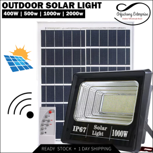 LED IP67 WATERPROOF Outdoor Solar Light With Panel Sensor Lighting Garden Lamp Emergency Lampu Solar LED