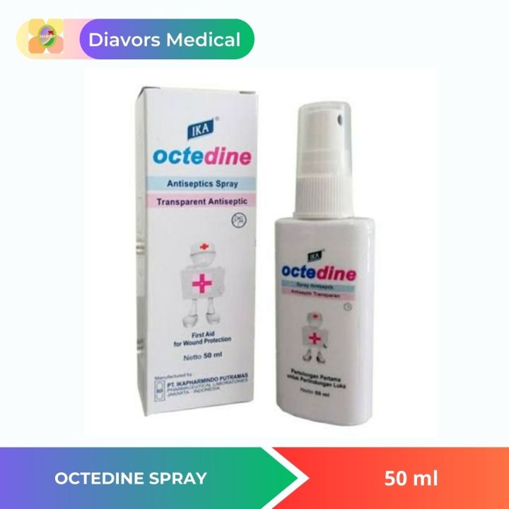 Octedine spray ika 50ml cairan pembersih luka1 botol