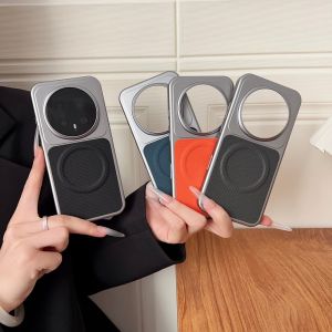 For Huawei Honor Magic 8 Pro Case Luxury PU+Hard PC Wireless Charging Protective Back Cover Case For Magic 8 8Pro Shell