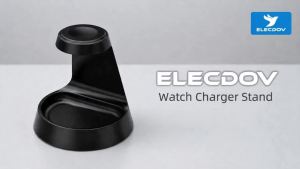 Watch Charger for Watch 5W Magnetic Fast Charging Dock iWatch Charger    Watch Charger Stand for Watch Series 11 10 Ultra 3 2 SE3 9 8 7 iWatch Charging with Jewelry TrayBedside Organizer