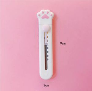 Dao rọc giấy mini hình mây dao cắt mở gói hàng văn phòng xinh xắn nhiều màu thuận tiện làm móc khóa Y