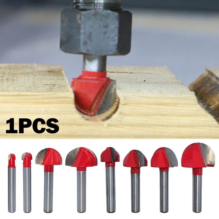 1/4in Shank Ball Nose Router Bit Round Milling Cutter For Wood CNC ...