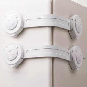 safety lockล็อคลิ้นชัก ตู้ ไม่ให้เด็กเปิดเอง เพื่อความปลอดภัยของเด็ก แบบเข้ามุม ตัวล็อคตู้