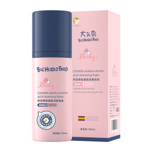 【现货】Kids Face Wash Childrens Facial Cleanser Baby Facial Cleansing Cream Kids Cleansing Foam Amino Acid Foam Cleanser 120ml