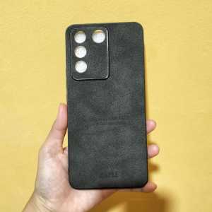 Maple Leaf Leather Case Vivo V27e Luxury Cortex Anti-slip Advanced Phone Case - HOHA CASE