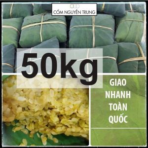 50kg(Sỉ) Cốm nguyên liệu Hà Nội ( làm chả cốm xôi cốm chè cốm ...) chuyên cấp nhà hàng nhà máy