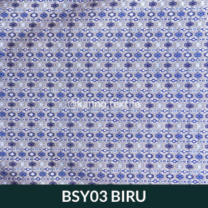 Kain Batik Seragam Sekolah SD SMP SMA Bahan Sanwos BSY03 Merah/Biru/Hijau