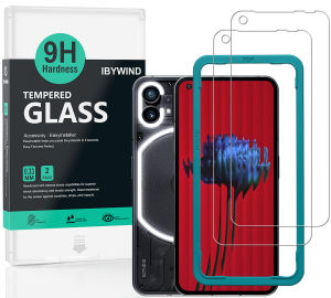 Ibywind dành cho điện thoại Nothing (1) 5G miếng bảo vệ màn hình (gói 2 cái) kèm phụ kiện lắp đặt dễ dàng