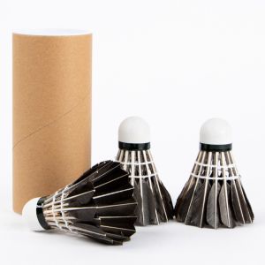 CHENJIE 3/6/12Pcs Accessories Sport Stable Durable Black Goose Feather Professional Badminton