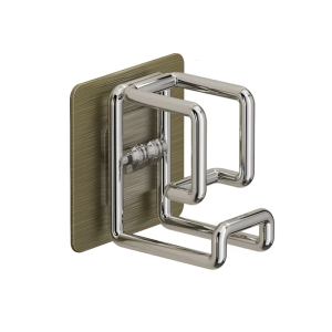 Heavy Duty Adhesive Washbasin Hook Stainless Steel Multifunctional Bathroom Kitchen Towel Pots Hanger Storage Rack