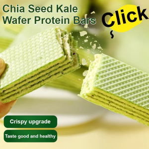 Chia Seed Kale Willows Protein Wafer Bar Natural Plant Ingredients No Additives Multiple Flavors Meal Replacement Healthy Office Snacks