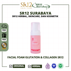 [RCI] FACIAL FOAM GLUTATION WITH COLLAGEN SR12 / MENCERAHKAN WAJAH / COCOK UNTUK SEMUA JENIS KULIT