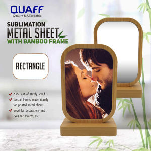 Risefully Sublimation Coated Metal Sheet with Bamboo Frame