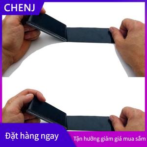 CHENJ 2 Gói kích thước du lịch Bạc Đen Băng bỏ túi phẳng mỏng cuộn nhỏ để sửa chữa ngoài trời và hàng thủ công khẩn cấp