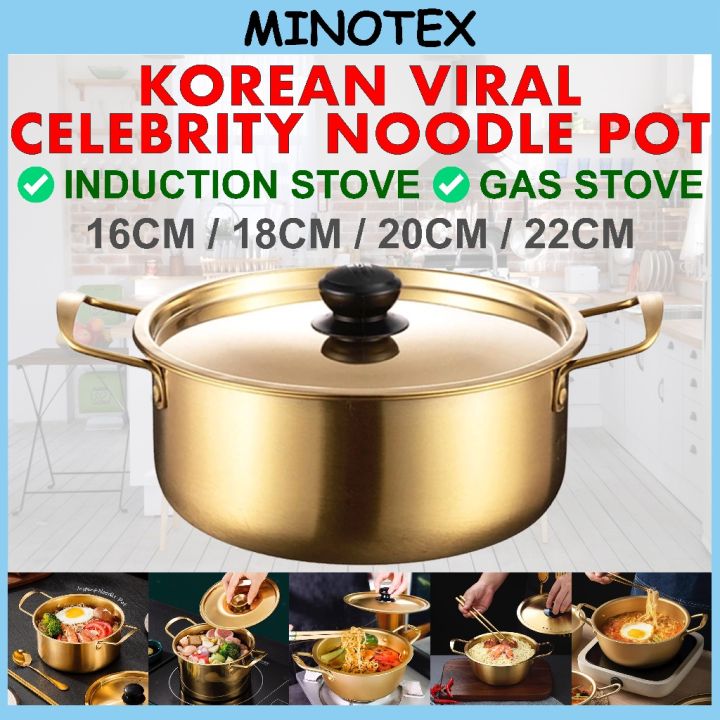 Periuk Korea Gold / Periuk Korea Viral / Periuk Korea Ramen / Korean ...