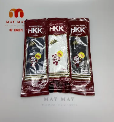 Dây kéo quần tây 18cm - Dây kéo quần tự chốt HKK