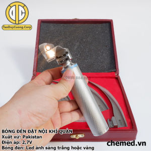 Bóng đèn 2.7 V cho bộ đặt nội khí quản trong y tế 4 lưỡi và 5 lưỡi bóng led kryton - hàng Pakistan