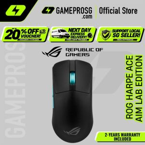 ASUS ROG Harpe Ace Aim Lab Edition Wireless Gaming Mouse – 54g Lightweight 36K DPI AimPoint Sensor & SpeedNova