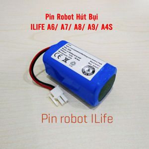 Pin nhập khẩu mới 100% Lithium Robot ILIFE dùng cho các Model A4/ A4S/ A6/ A7/ A7S Plus