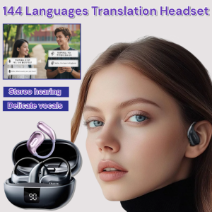 Smart Voice Translation Earbuds: 144 Languages & Noise Cancelling