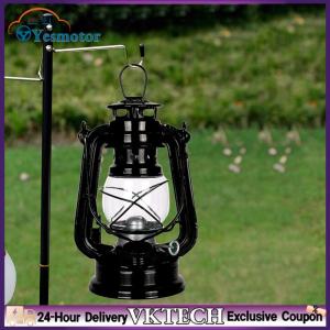 【Local Shipment】 Vintage Fuel Camping Lanterns Metal Kerosene Lantern Oil Burning Lantern with Handle for Indoor Outdoor