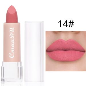 MIRELINA Bền lâu Son lì Chống thấm nước 15 màu Son môi nhung Thời trang Cốc chống dính Son môi đỏ Phụ nữ