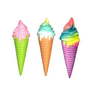 Hand Relaxing Soft Squeeze Ice Cream Cone Toy for Office AntiStress Stretchy Ice Cream Sensory Toy for School Kids Relax