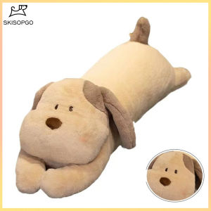 SKISOPGO Cute Long Dog Toy Sleeping Pillow Doll Side Sleeping Soothing Doll Plush Toy Birthday Gift