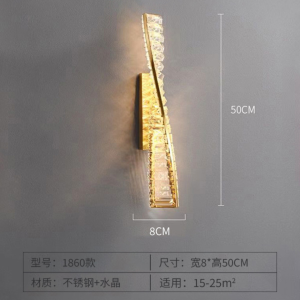 Đèn Trần Pha Lê Đèn Thanh Xoắn 3D Đẹp Mắt  Trang Trí Phòng Ngủ  Phòng Khách Tường Hành Lang