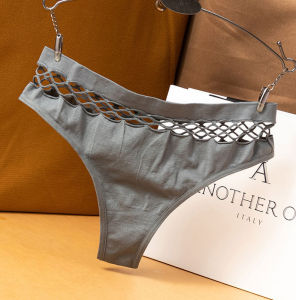 MeooLiisy Quần Lót Khoét Lỗ Gợi Cảm Mới Cho Nữ Quần Lót Cạp Vừa Quần Lót Đồ Lót Nữ Màu Trơn Thoải Mái