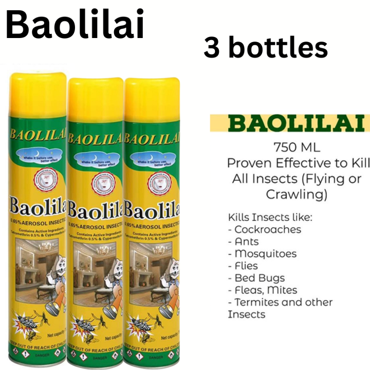 Balio Insecticides Baolilai Multi-Insect Killer Spray 750ml – Powerful and Long-Lasting ...