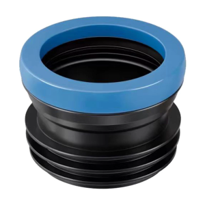Universal ABS Toilet Seal Rings High Density Toilet Gasket Quick Fixing for Leak Proof Installation & Noise Reductions