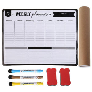 CUNXIN Calendar Flexible Soft Message Board Daily Message Notes Board ic Whiteboard Planner Whiteboard Weekly and Monthly Planner Fridge Sticker